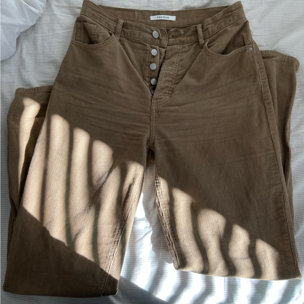 pacsun corduroy dad jeans